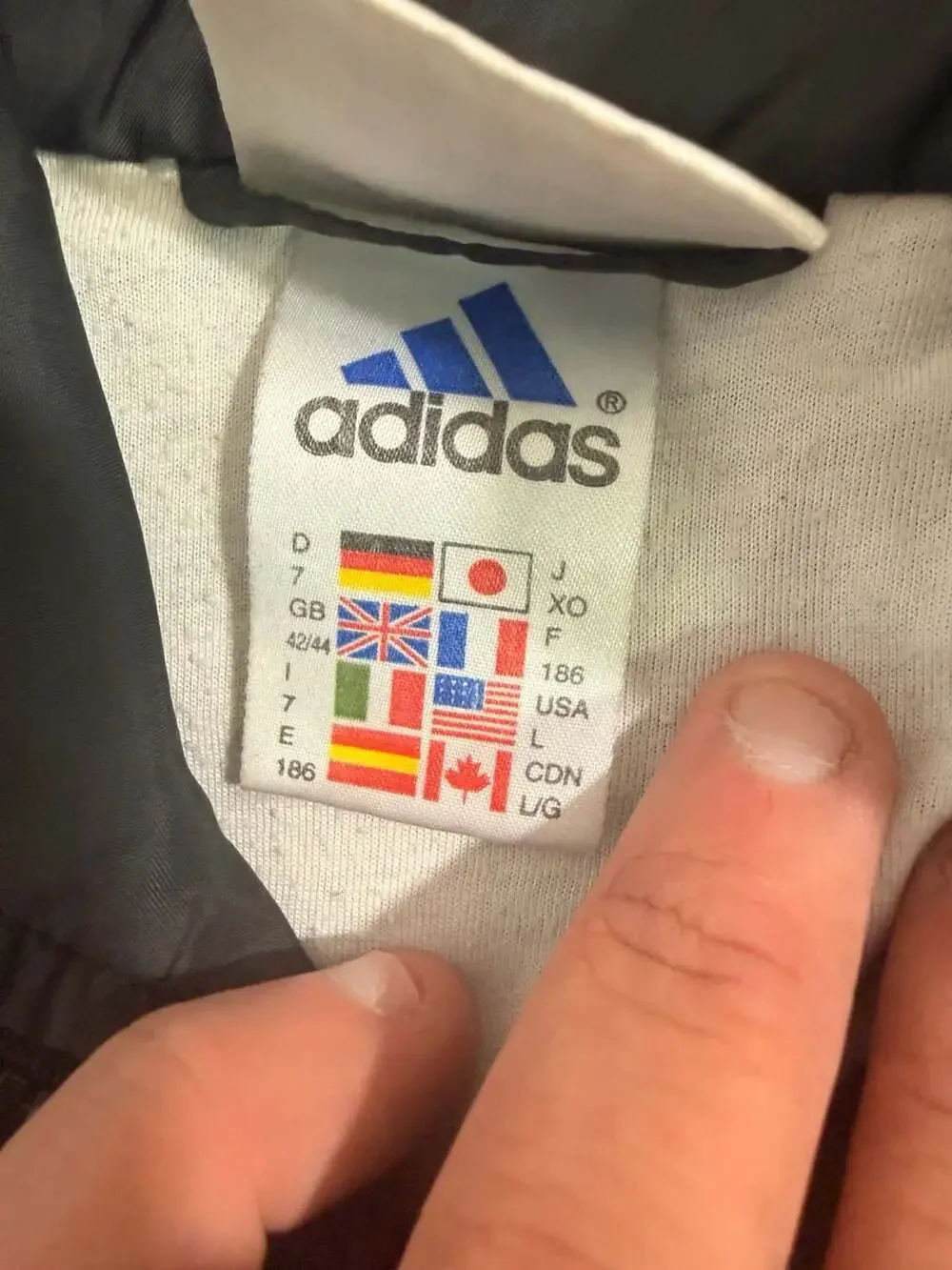 Adidas Windbreaker Jacket Size L Retro Vintage Track JACKET